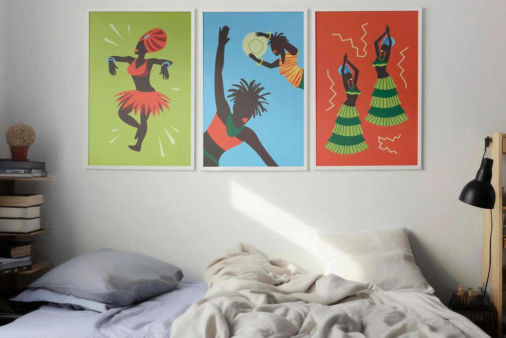 African Trilogy Digital Art