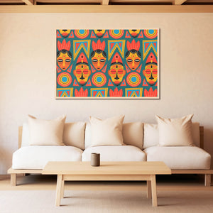 African Mosaics Digital Painting