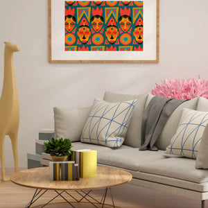 African Mosaics Digital Painting