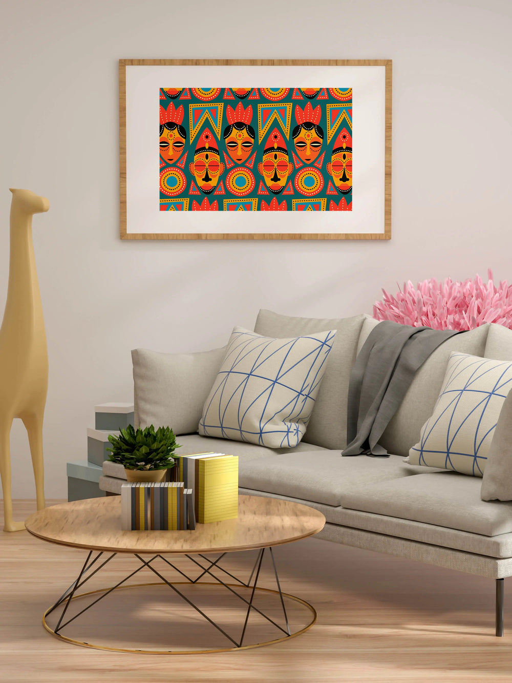 African Mosaics Digital Painting