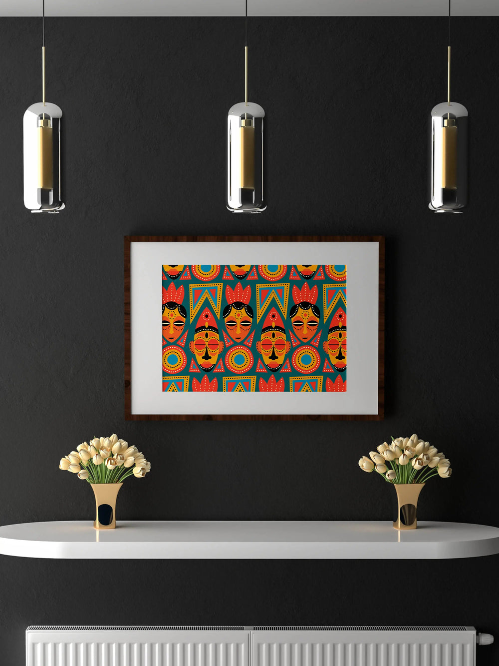 African Mosaics Digital Painting