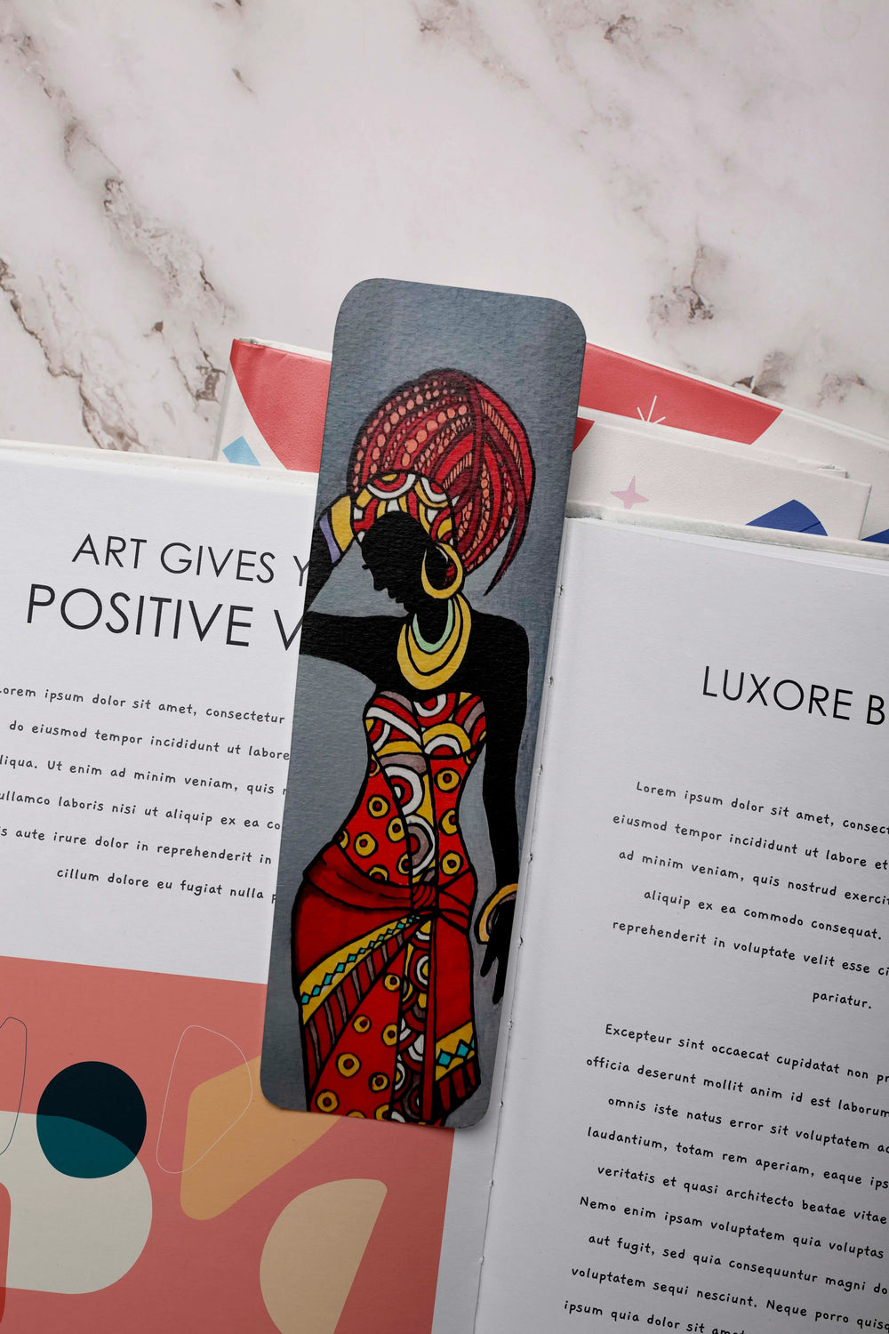Luxoré African Charm Trio of 3 Handmade Bookmark Set
