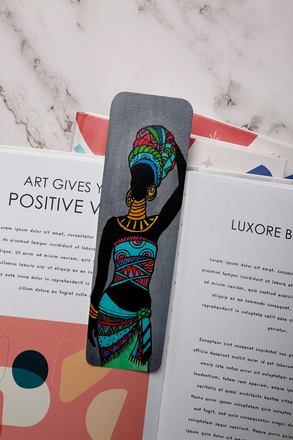 Luxoré African Charm Trio of 3 Handmade Bookmark Set