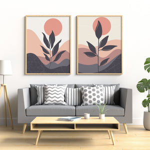 Luxoré Chic Bohemian Landscape Digital Art