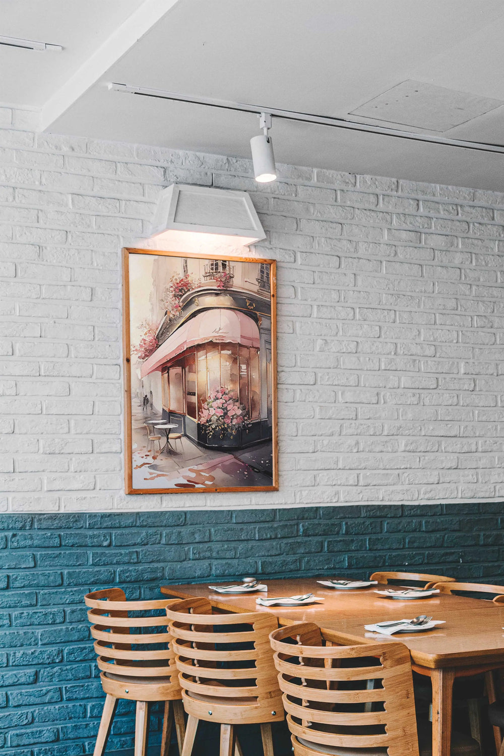 Luxoré Cozy Corner Cafe of a Watercolor Escape Digital Art