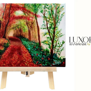 Luxoré Autumn Canopy Landscape Original Acrylic Painting