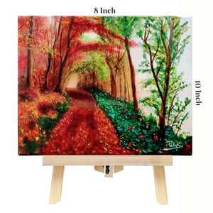 Luxoré Autumn Canopy Landscape Original Acrylic Painting