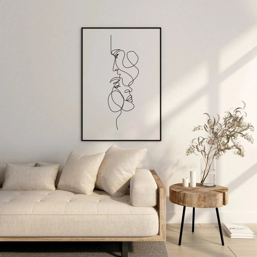 Luxoré Romantic Couple Line Art
