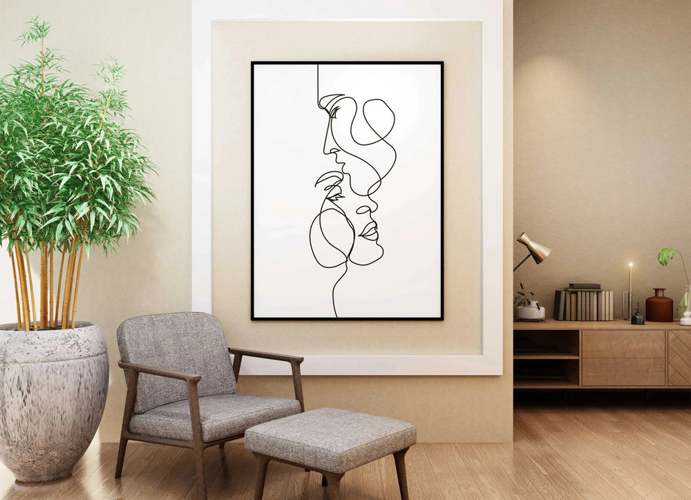 Luxoré Romantic Couple Line Art