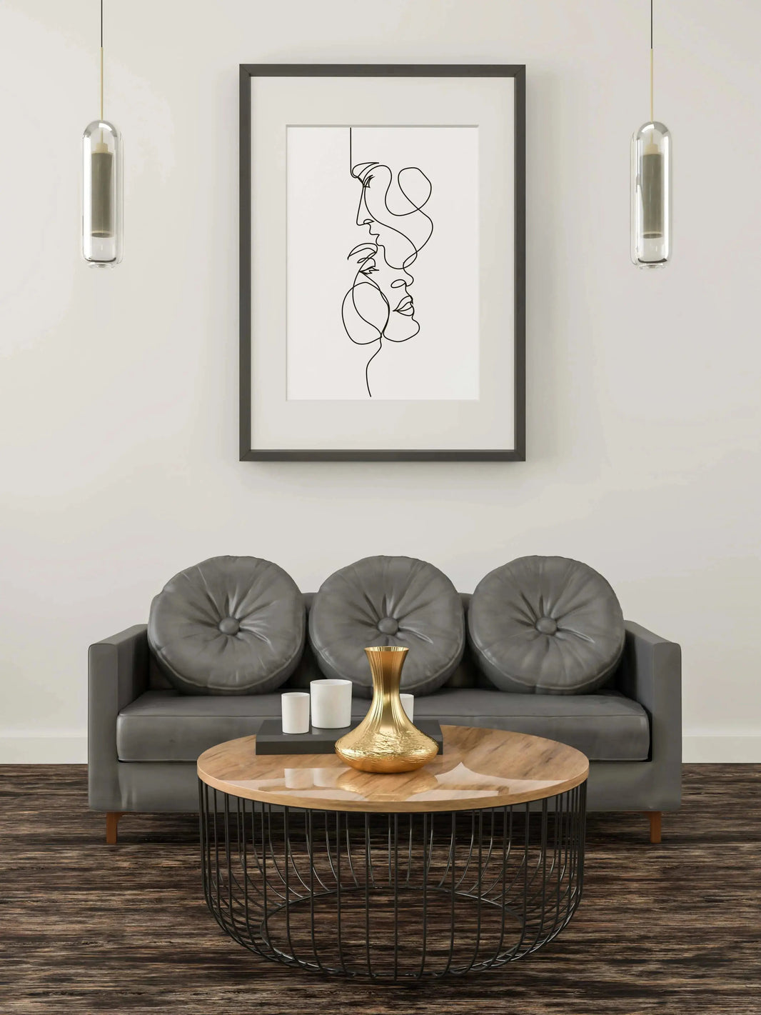 Luxoré Romantic Couple Line Art
