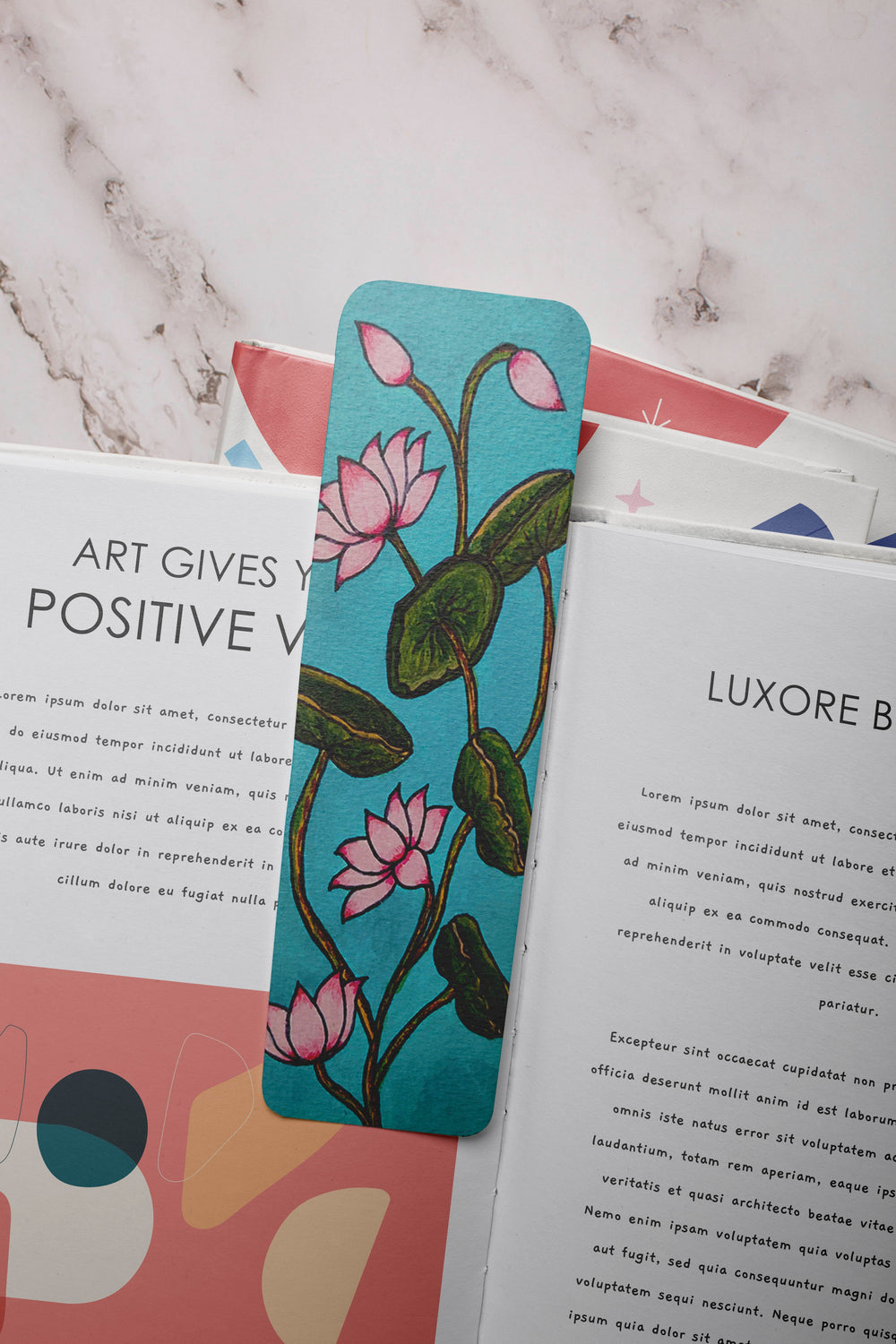Luxoré Pichwai inspired Handmade Bookmarks Cultural Elegance