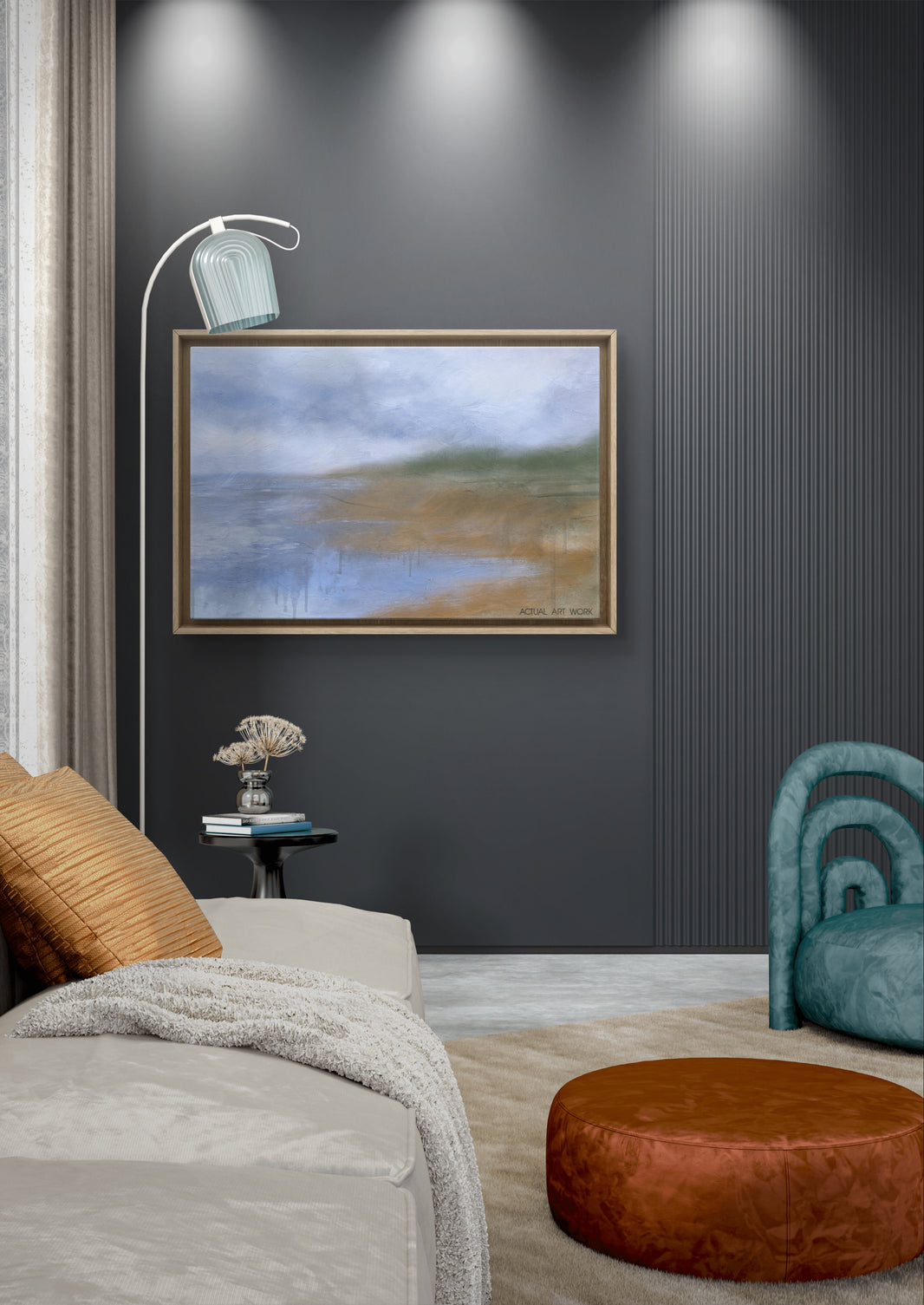 Seaside Dreams of Abstract Serenity Landscape