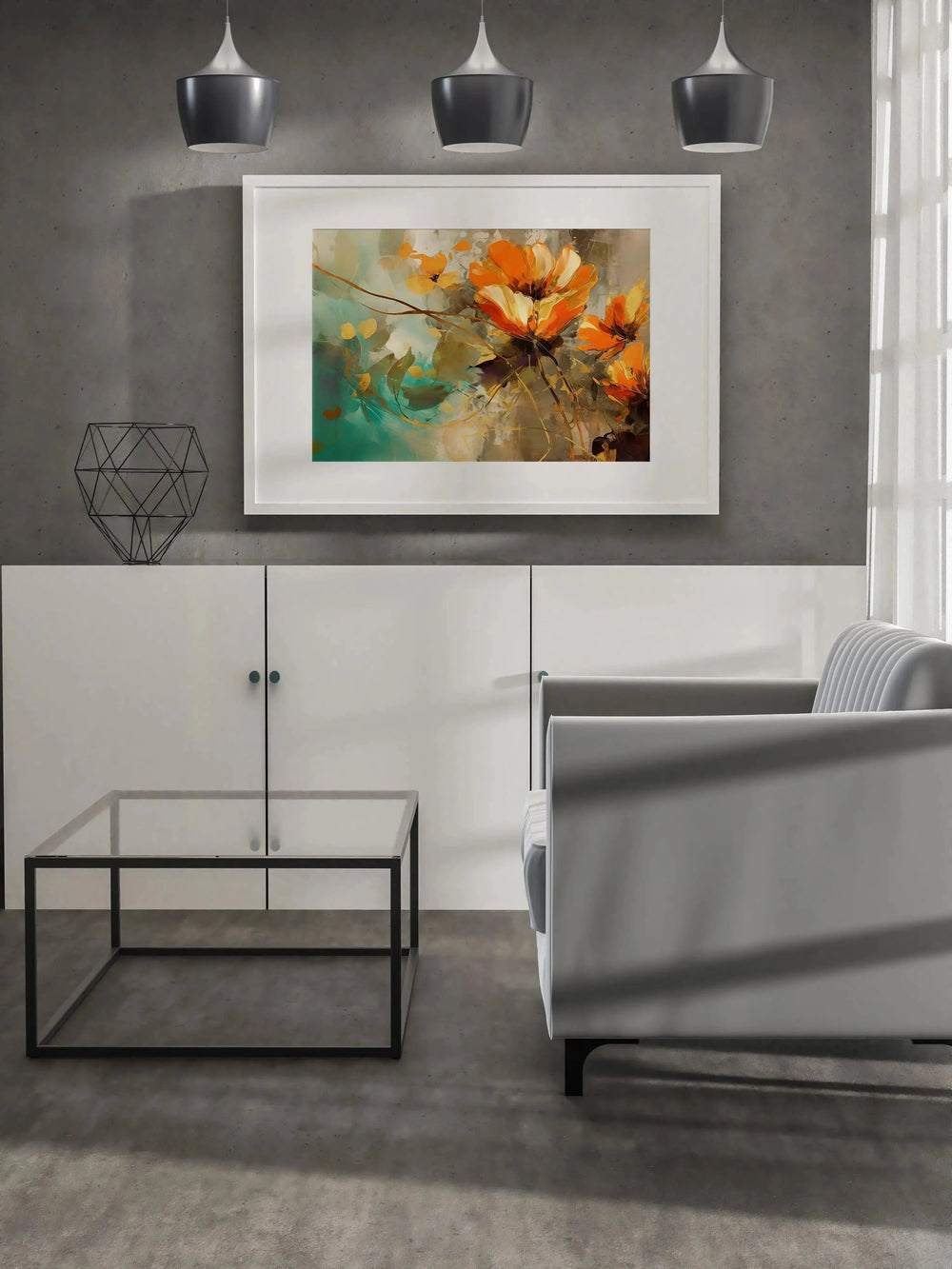 Luxoré Luxury Abstract Blossoms Watercolor Floral Art
