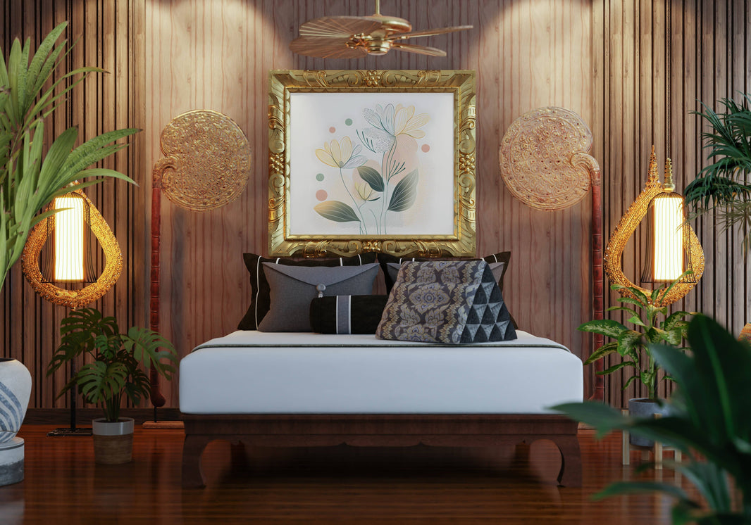 Luxoré Pastel Color Flower Digital Art Painting