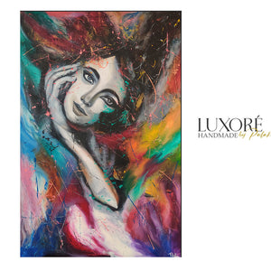 Luxoré Luxore's Original Dynamic Colors of Women Handmade Oil Painting