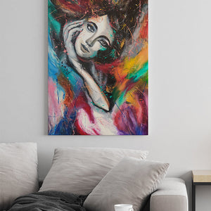 Luxoré Luxore's Original Dynamic Colors of Women Handmade Oil Painting