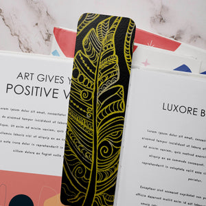 Luxoré Artisan Feather Timeless Beauty set of 3 Handmade Bookmarks