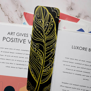 Luxoré Artisan Feather Timeless Beauty set of 3 Handmade Bookmarks