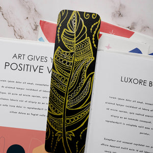 Luxoré Artisan Feather Timeless Beauty set of 3 Handmade Bookmarks