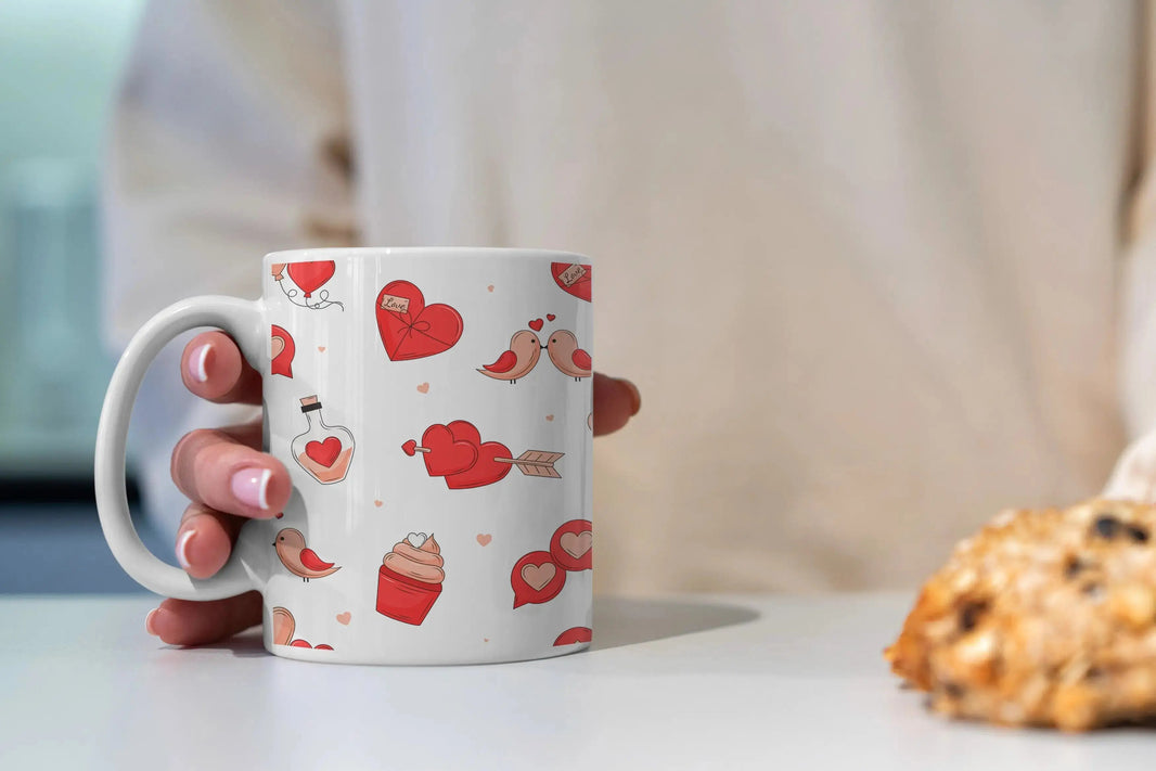 Luxoré Brewing Romance Irresistible Love Mugs for Couples