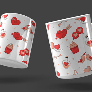 Luxoré Brewing Romance Irresistible Love Mugs for Couples
