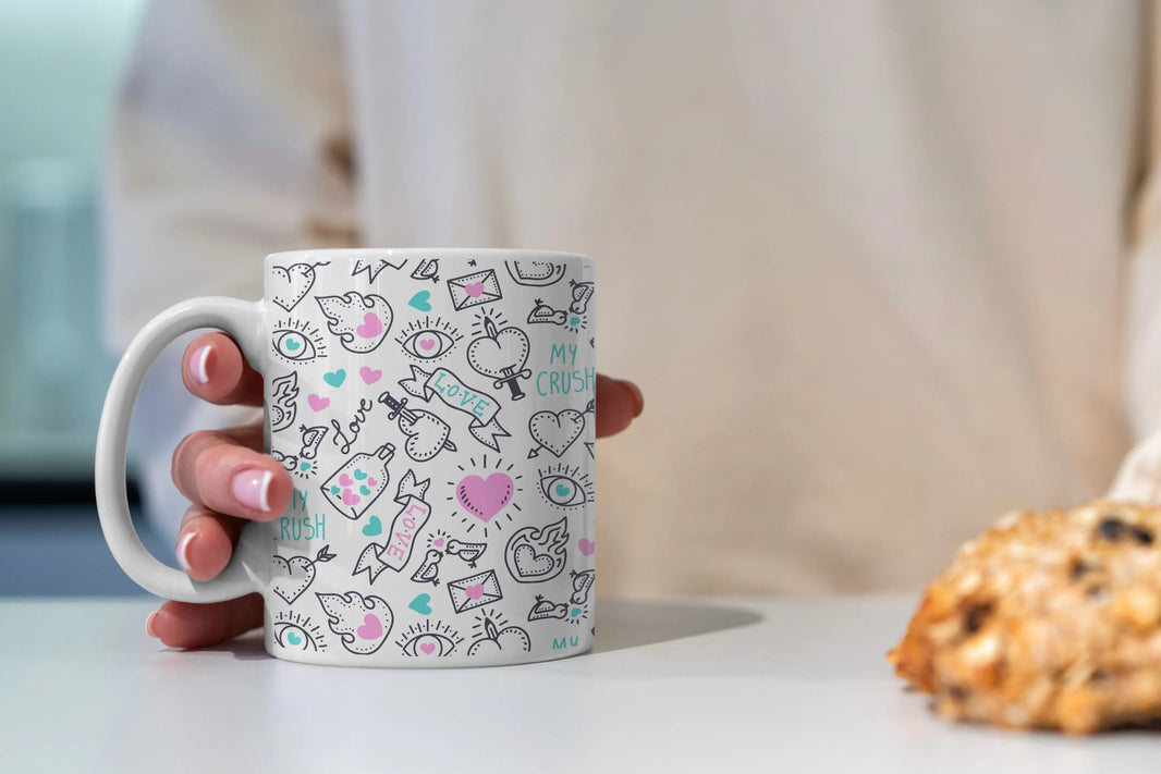 Luxoré My Crush Connection - Cozy Couple Mugs for Lovebirds