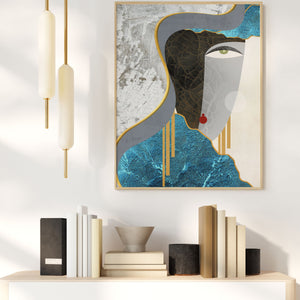 Luxoré Modern Abstract Geometry Face Design