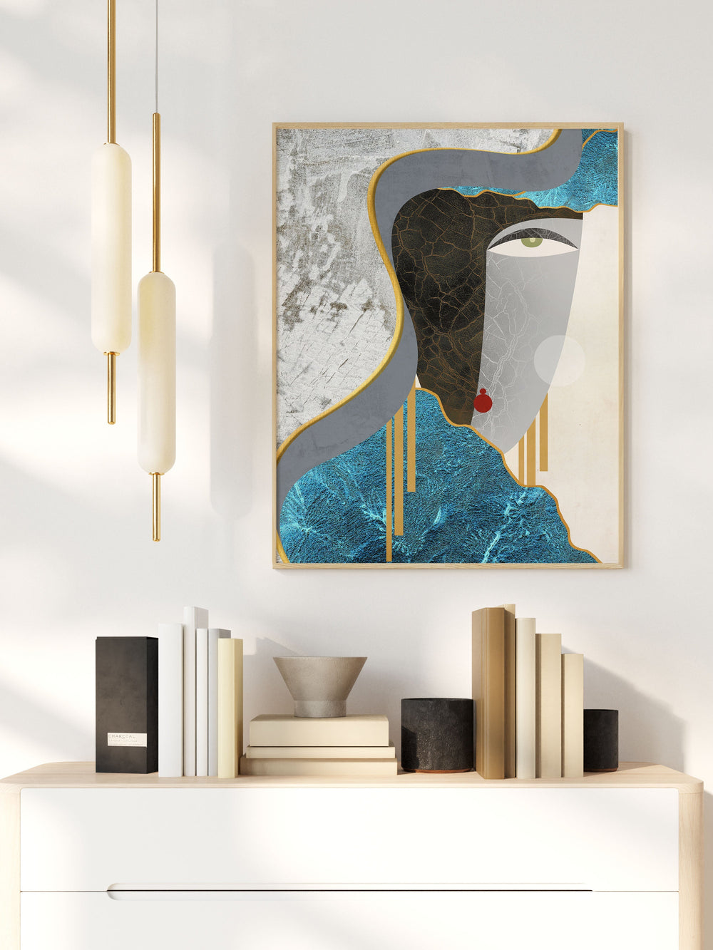 Luxoré Modern Abstract Geometry Face Design