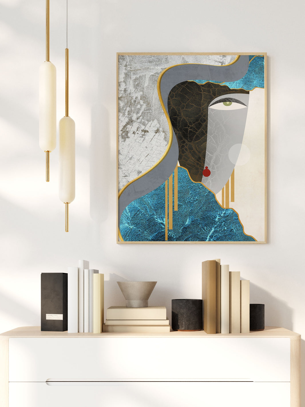 Luxoré Modern Abstract Geometry Face Design