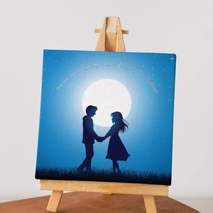 Luxoré Blue Moon Romance Canvas Gift for Husband
