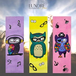 Luxoré Super Reader Owl Handcrafted Bookmark