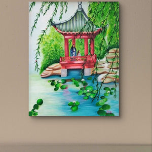 Japanese Zen Garden Painting