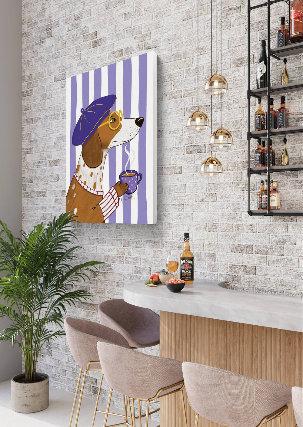 Coffee Dog Wall Art