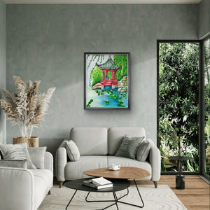 Japanese Zen Garden Painting