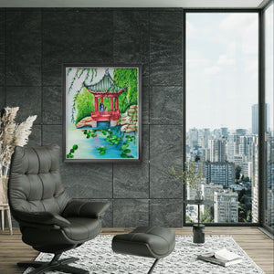 Japanese Zen Garden Painting