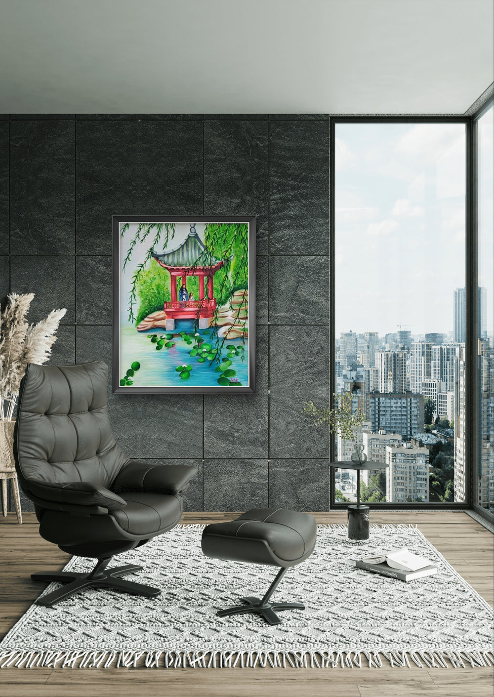 Japanese Zen Garden Painting
