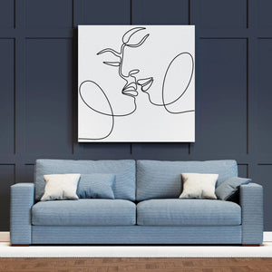 Luxoré Romantic Couple Loving Soul Line Art