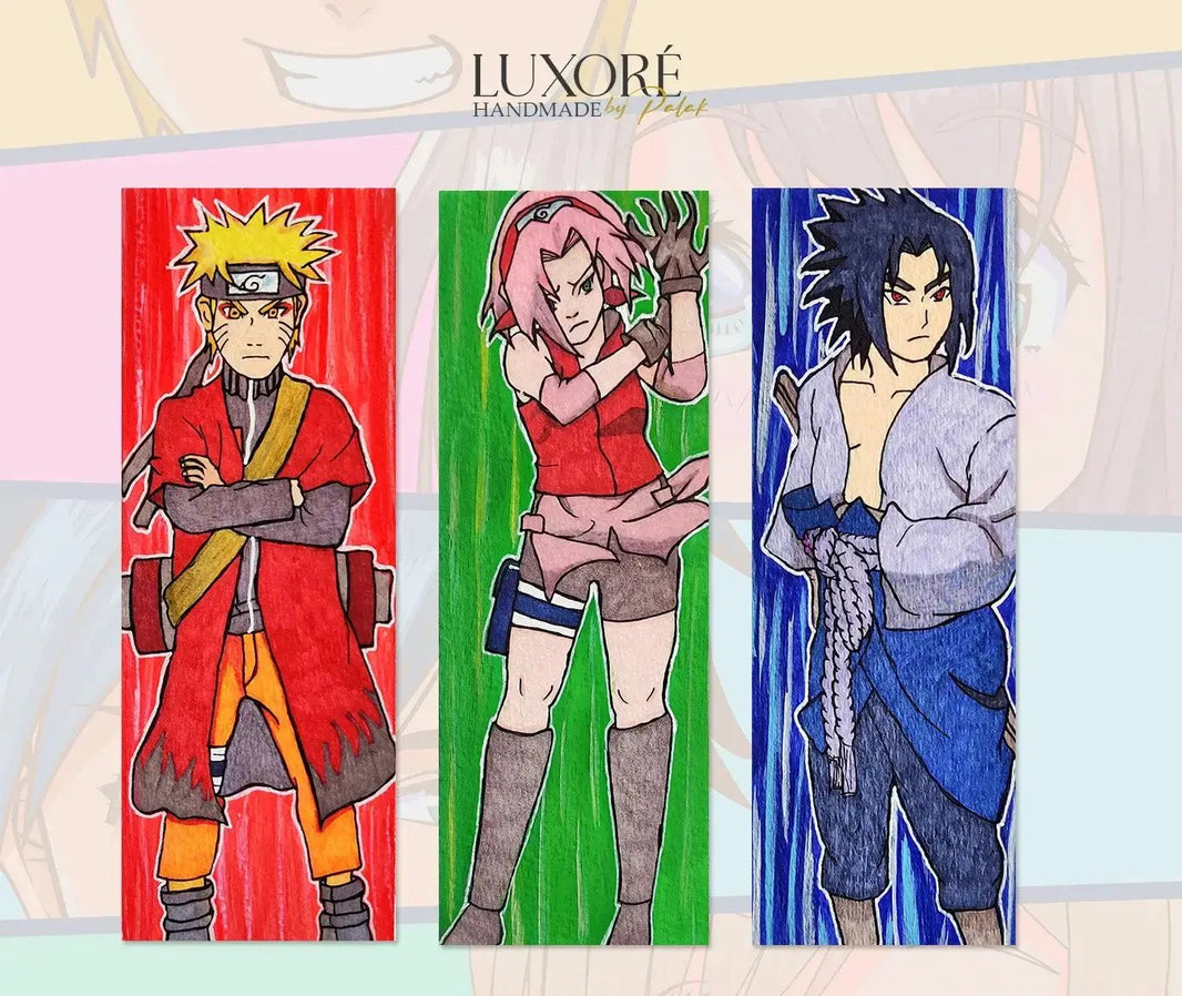 Luxoré Naruto Anime Handmade Bookmark