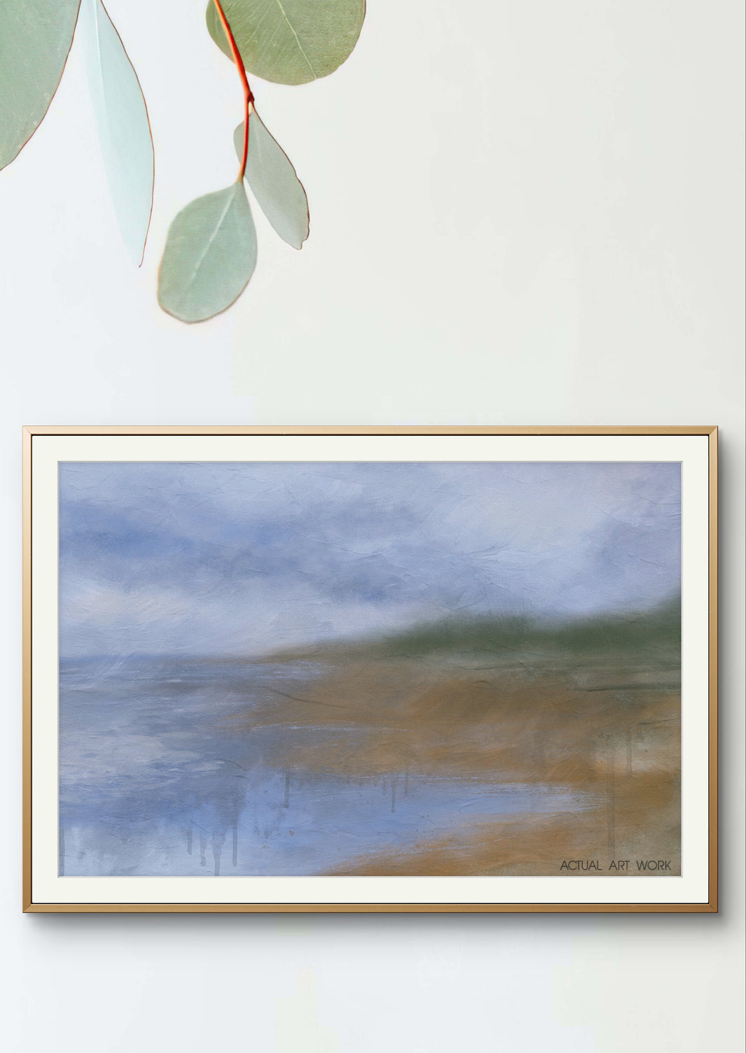 Seaside Dreams of Abstract Serenity Landscape