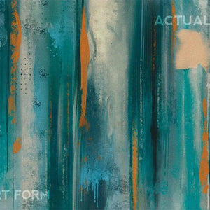 Turquoise Dreams Sunlit Horizons Abstract