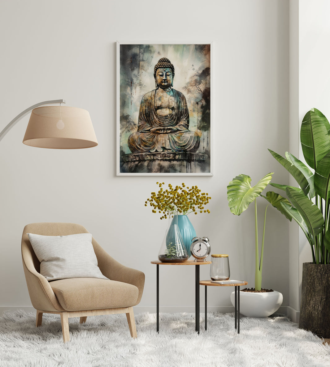 Buddha Stunning Digital Painting by Luxoré