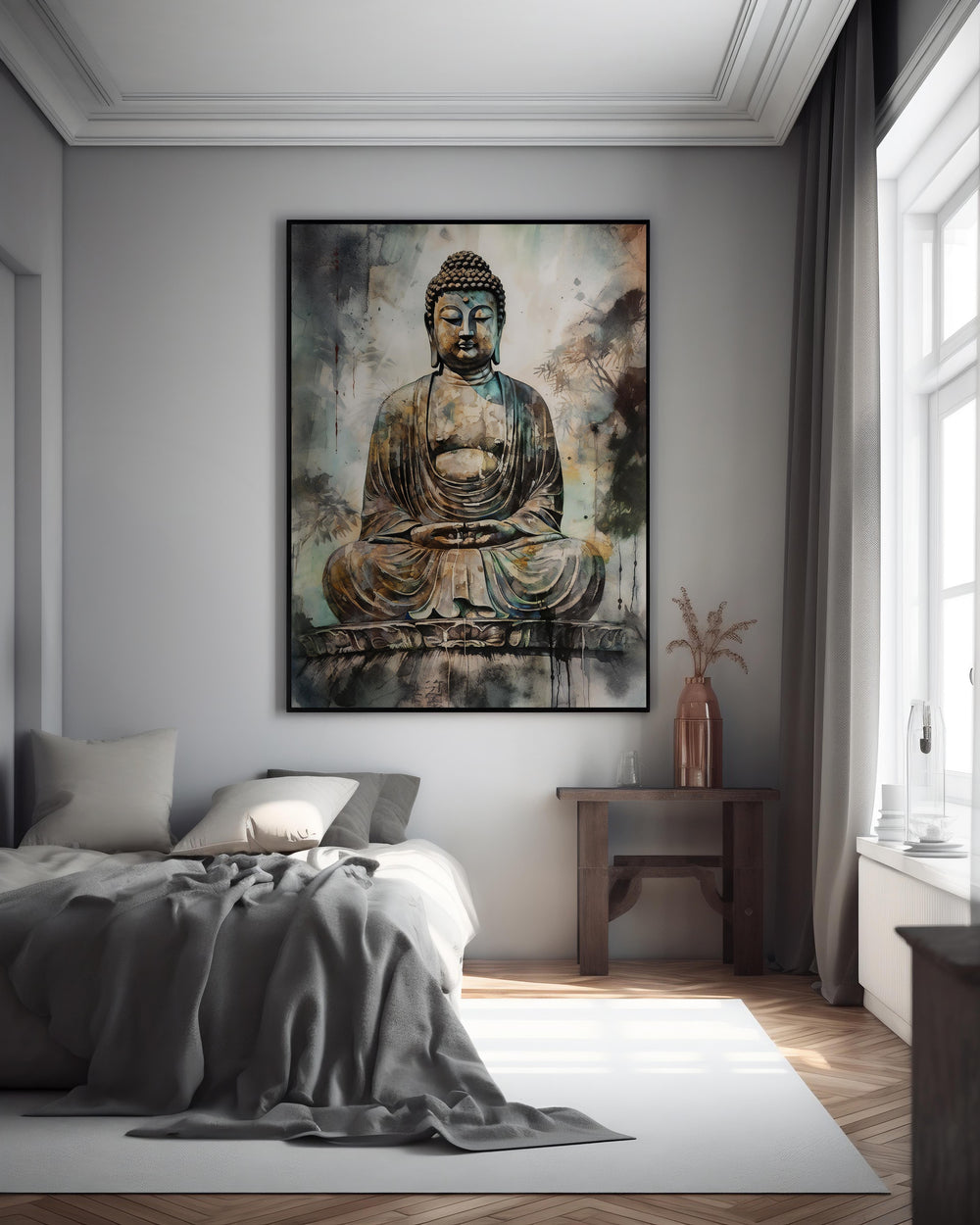 Luxoré Buddha Stunning Digital Painting