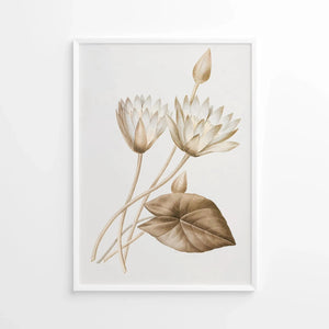 Luxoré Retro Lotus Floral Art