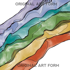 a diagram of the layers of the earth