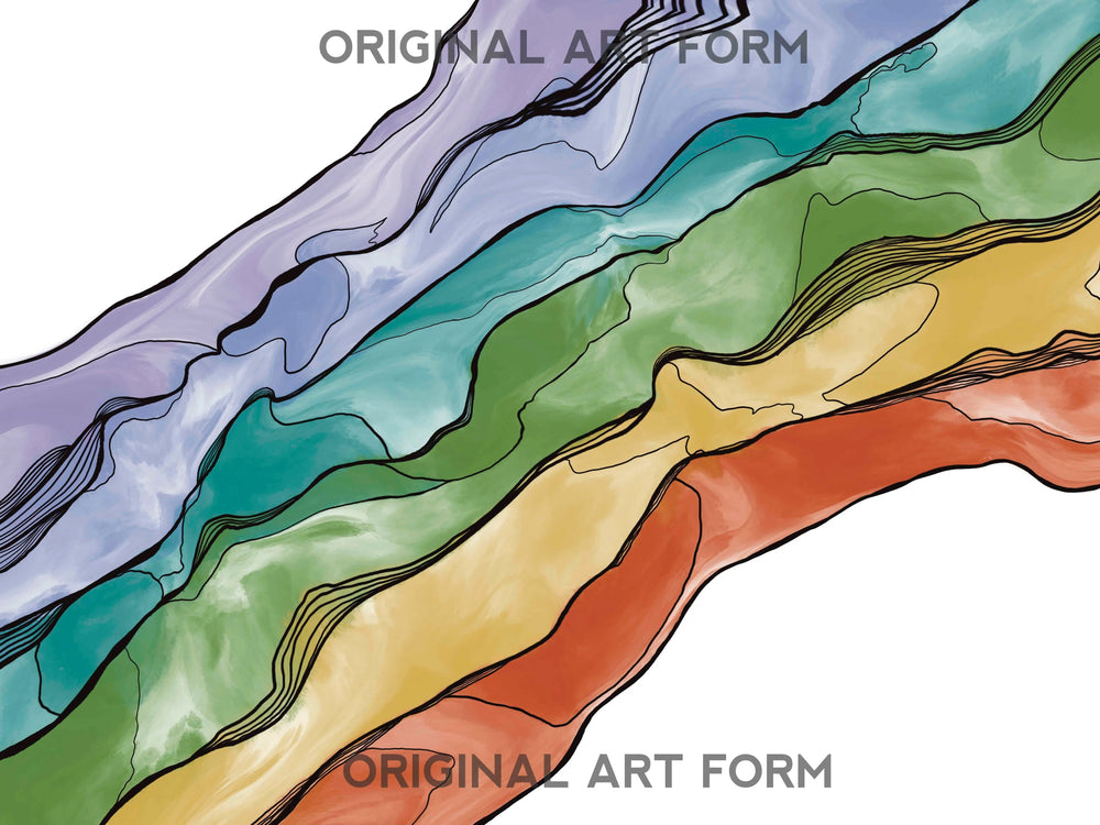 a diagram of the layers of the earth