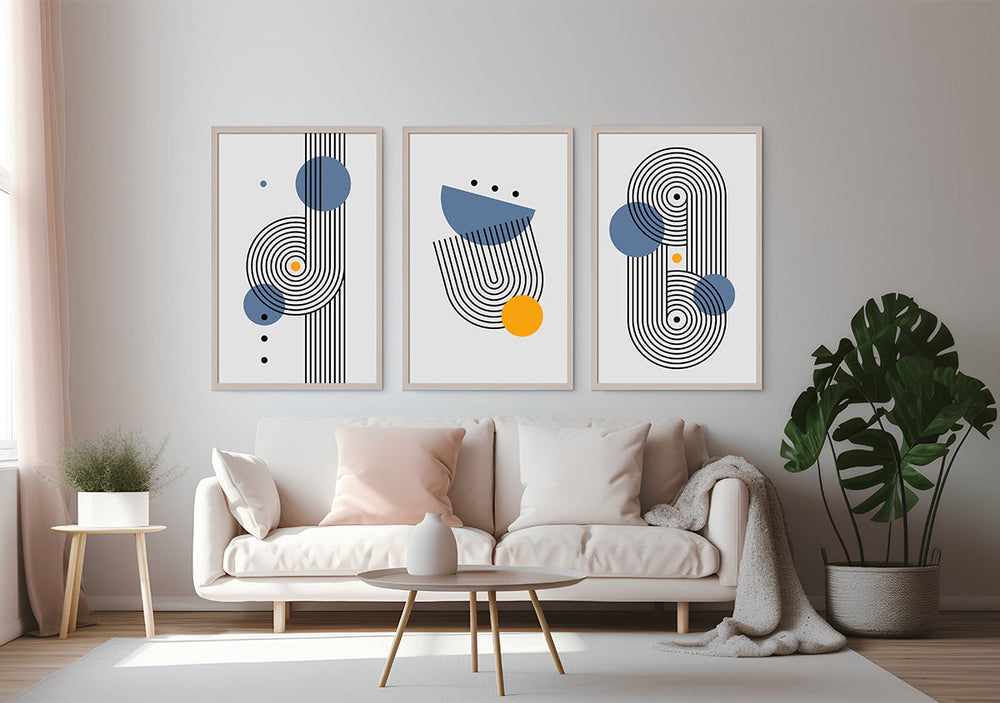 Luxoré Geometry Shapes Minimalist Art