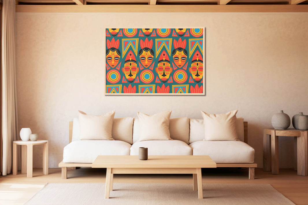 African Mosaics Digital Painting