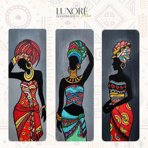 Luxoré African Charm Trio of 3 Handmade Bookmark Set