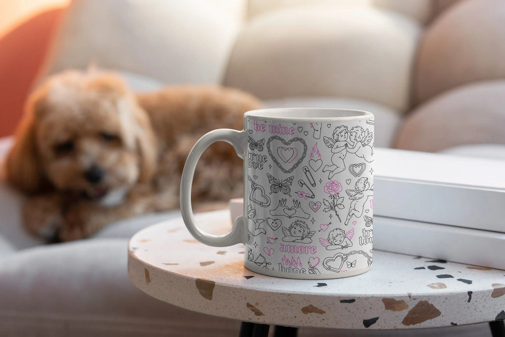 Luxoré Heavenly Love Sips Angel-Inspired Valentine Mugs for Couples