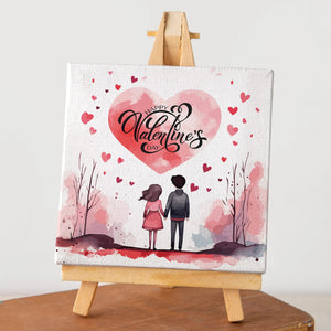 Couple Standing Holding Hands Valentine's Day Gift